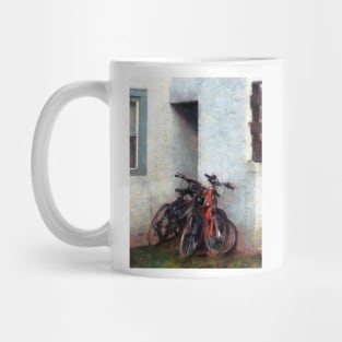 Bicycles - Bicycles in Yard Mug